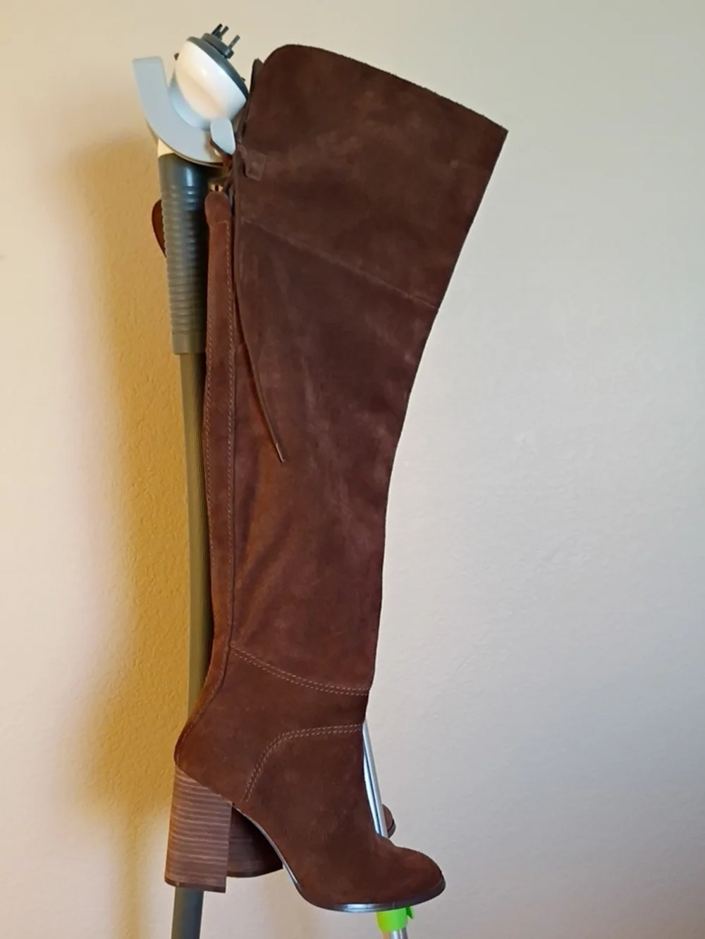 Steve Madden Women's Over-the-Knee Suede Boots in Chestnut Brown Novela Size 8.5